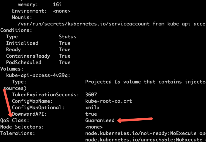 Kubernetes Pod QoS